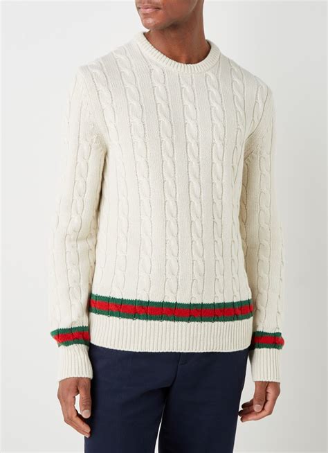 gucci trui wit|Gucci women's sweaters.